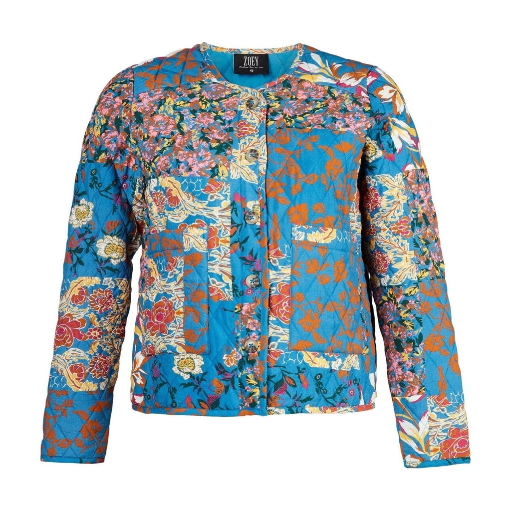 Jacket quilted BRAELYN multi color - Evolve Fashion