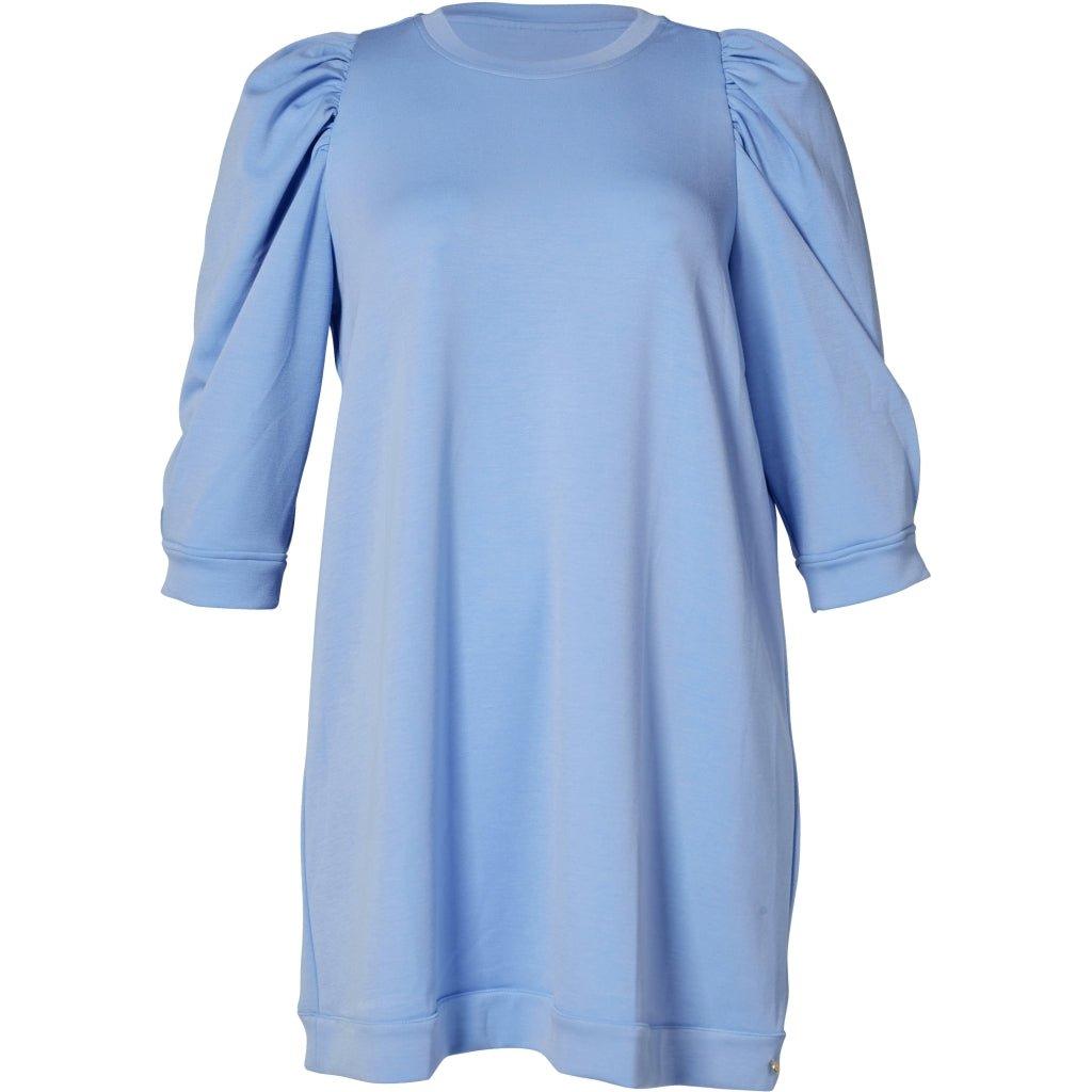 Jurk sweater WHITNAY Dove blue - Evolve Fashion
