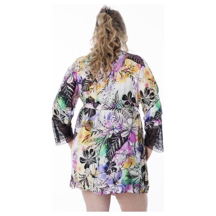 Kimono tropical multi - Evolve Fashion