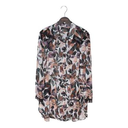 Long blouse voile print bloem - Evolve Fashion