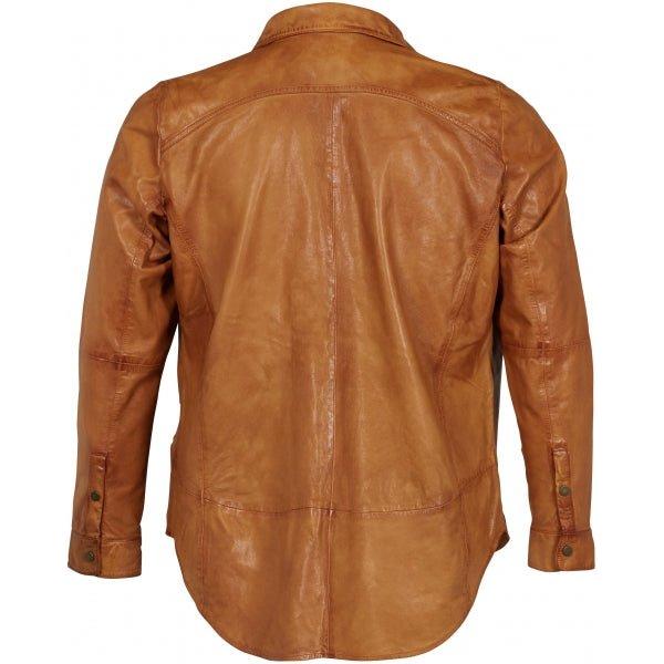 Shirt Leather MILA Caramel - Evolve Fashion