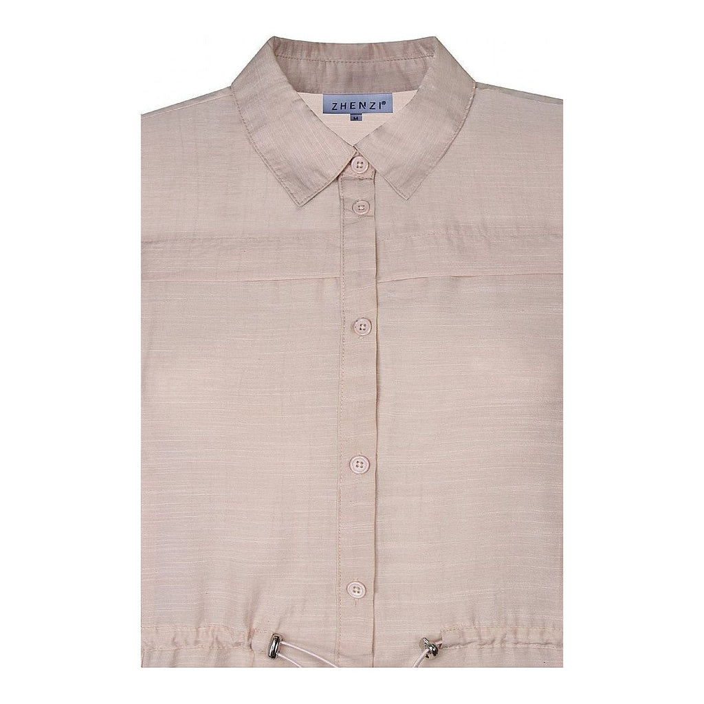 Shirtjacket KYLEIGH zand - Evolve Fashion