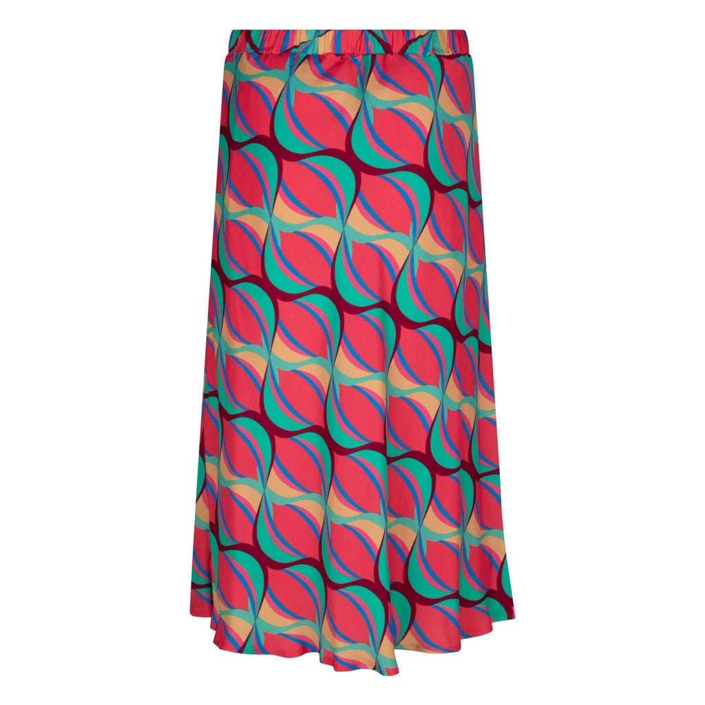 Skirt viscose print multi - Evolve Fashion