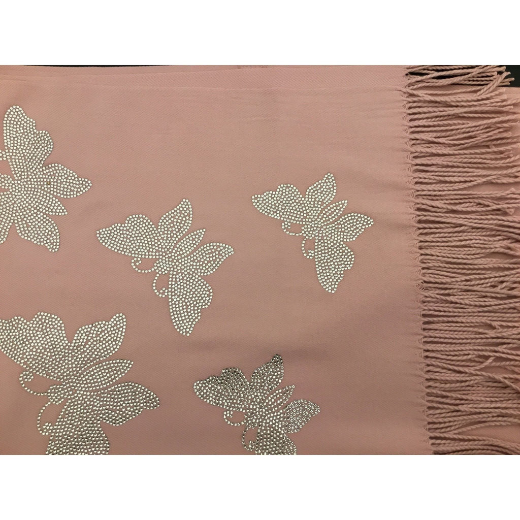 Stola vlinders roze - Evolve Fashion