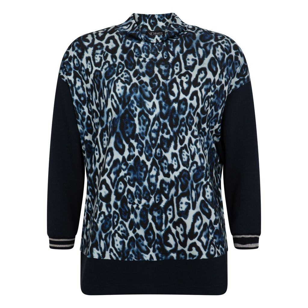 Sweatshirt marine print leo - Evolve Fashion
