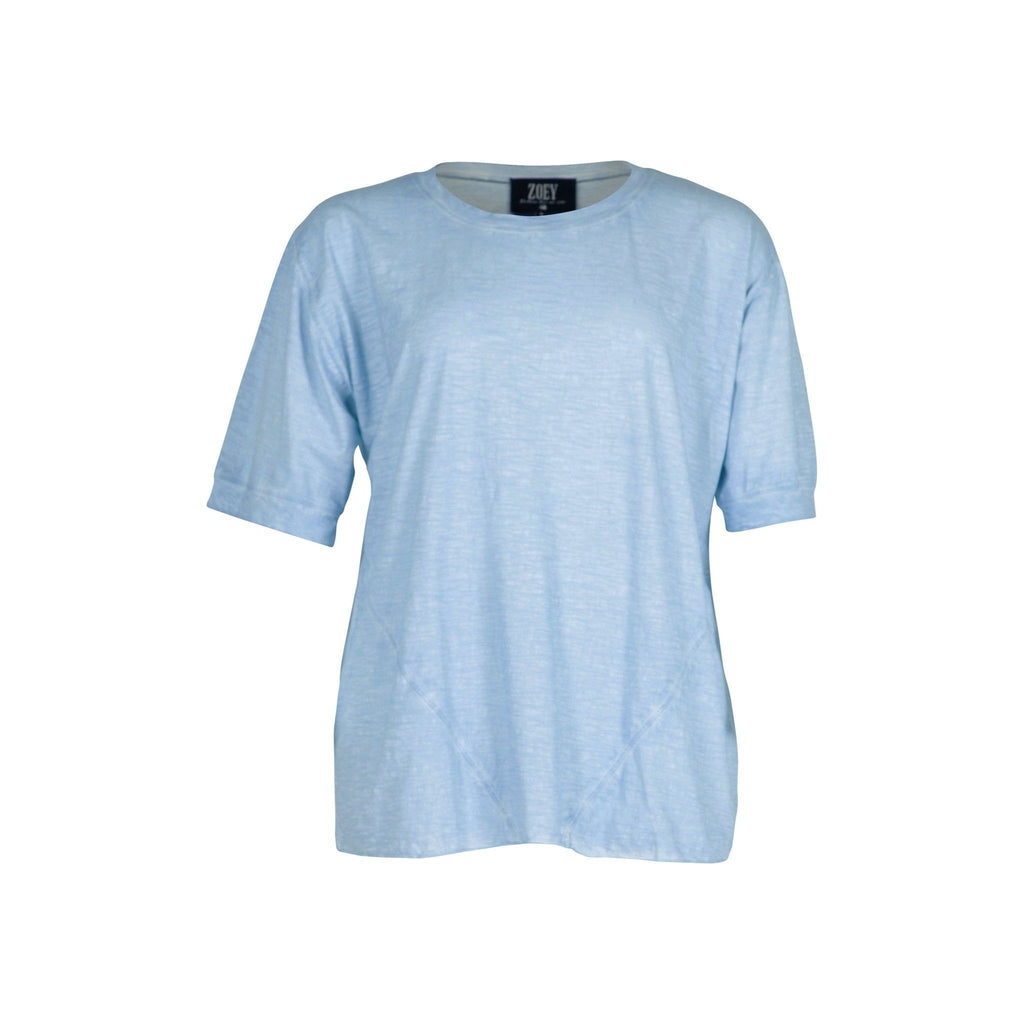 T-shirt BRIANNA skye blue - Evolve Fashion