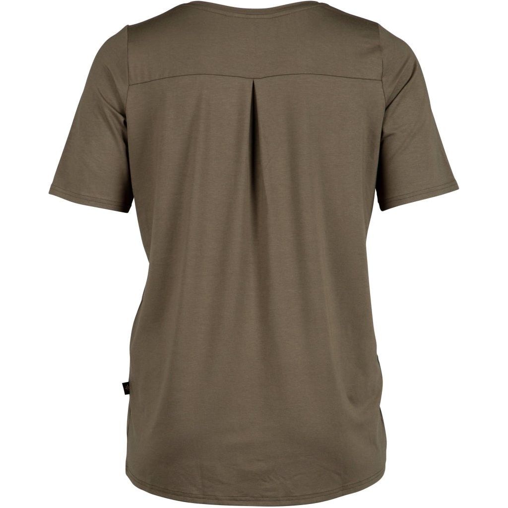 T-shirt CLOVER dusty Olive - Evolve Fashion