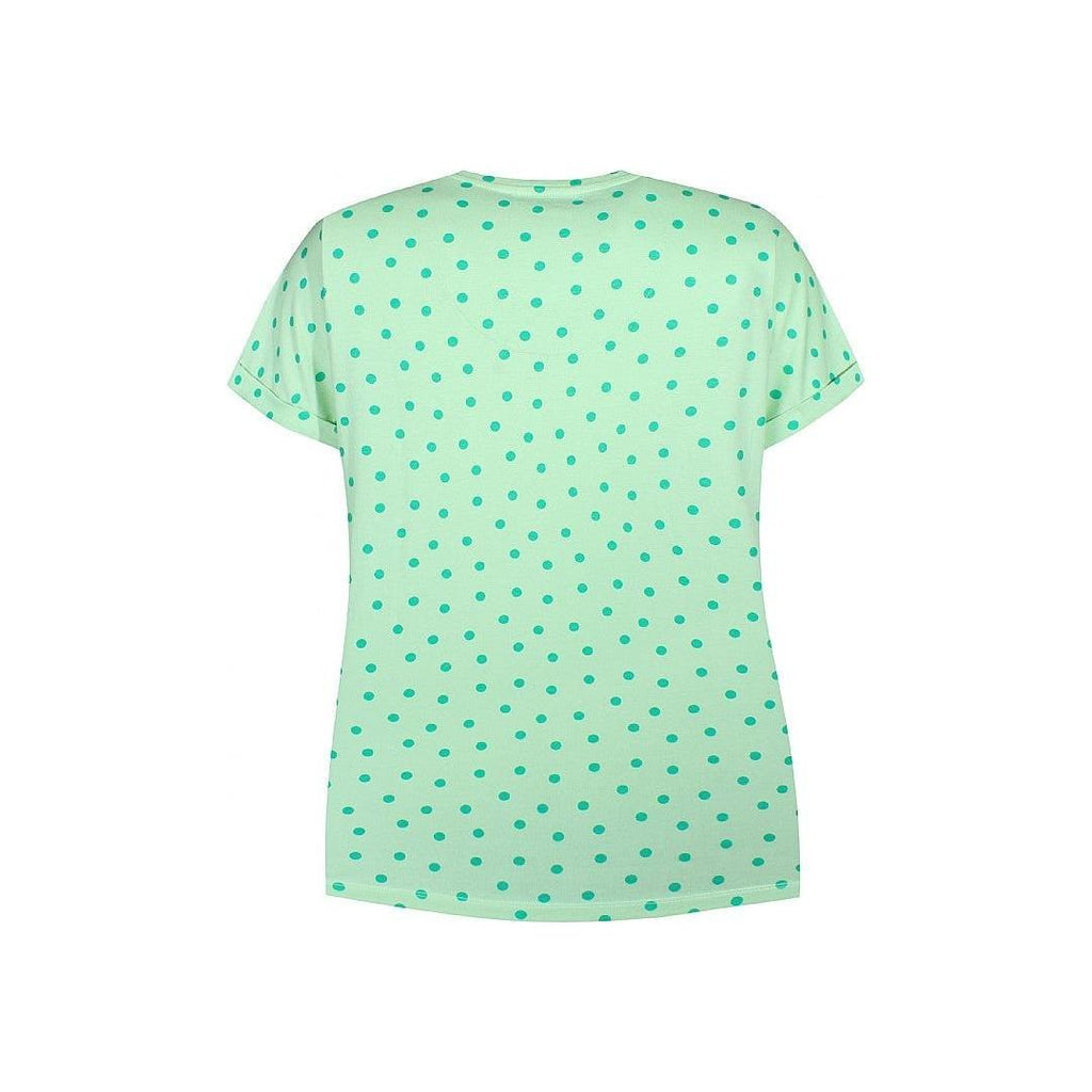 T-shirt Dots Summer Sage - Evolve Fashion