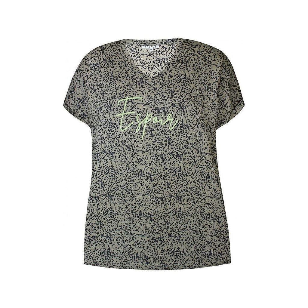 T-shirt DULCE-ESPOIR Aloe green - Evolve Fashion