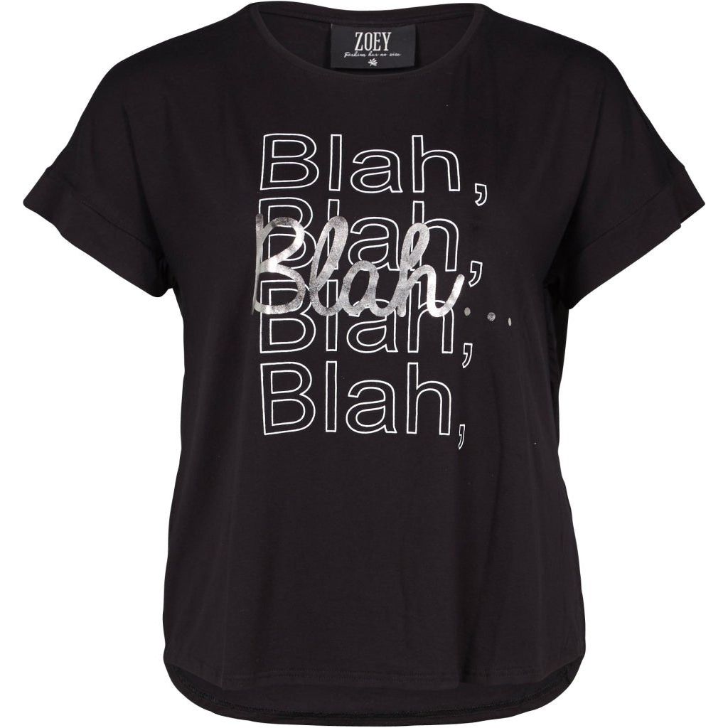 T-Shirt ELORA BlahBlah Black - Evolve Fashion