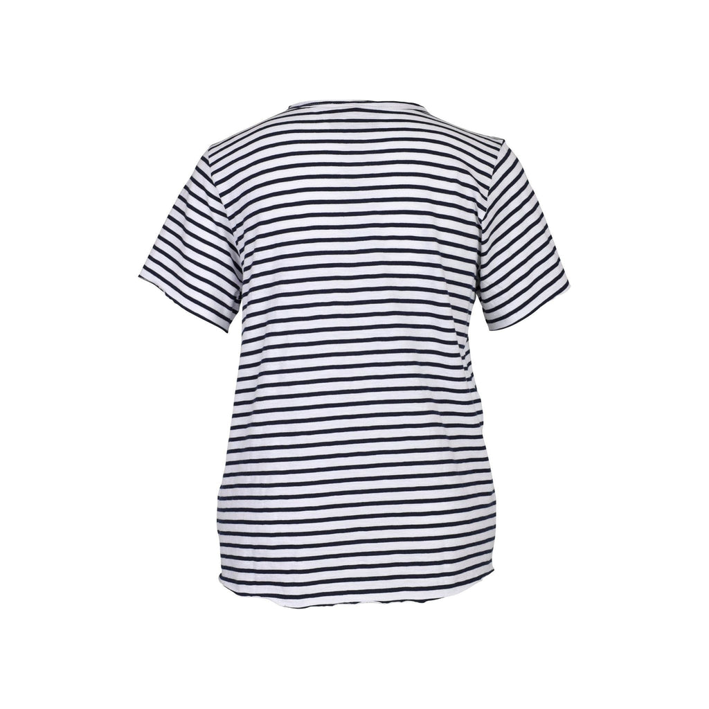 T-shirt NORAH stripes navy - Evolve Fashion
