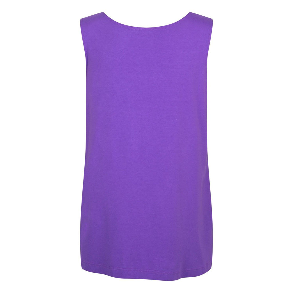 Top basic jersey violet - Evolve Fashion