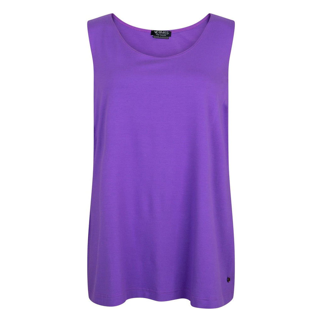 Top basic jersey violet - Evolve Fashion