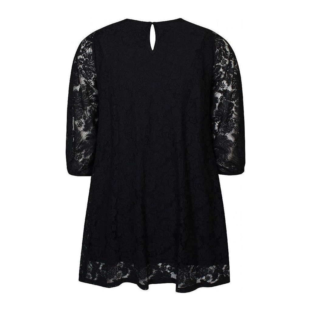 Tunic dress stretch lace black - Evolve Fashion