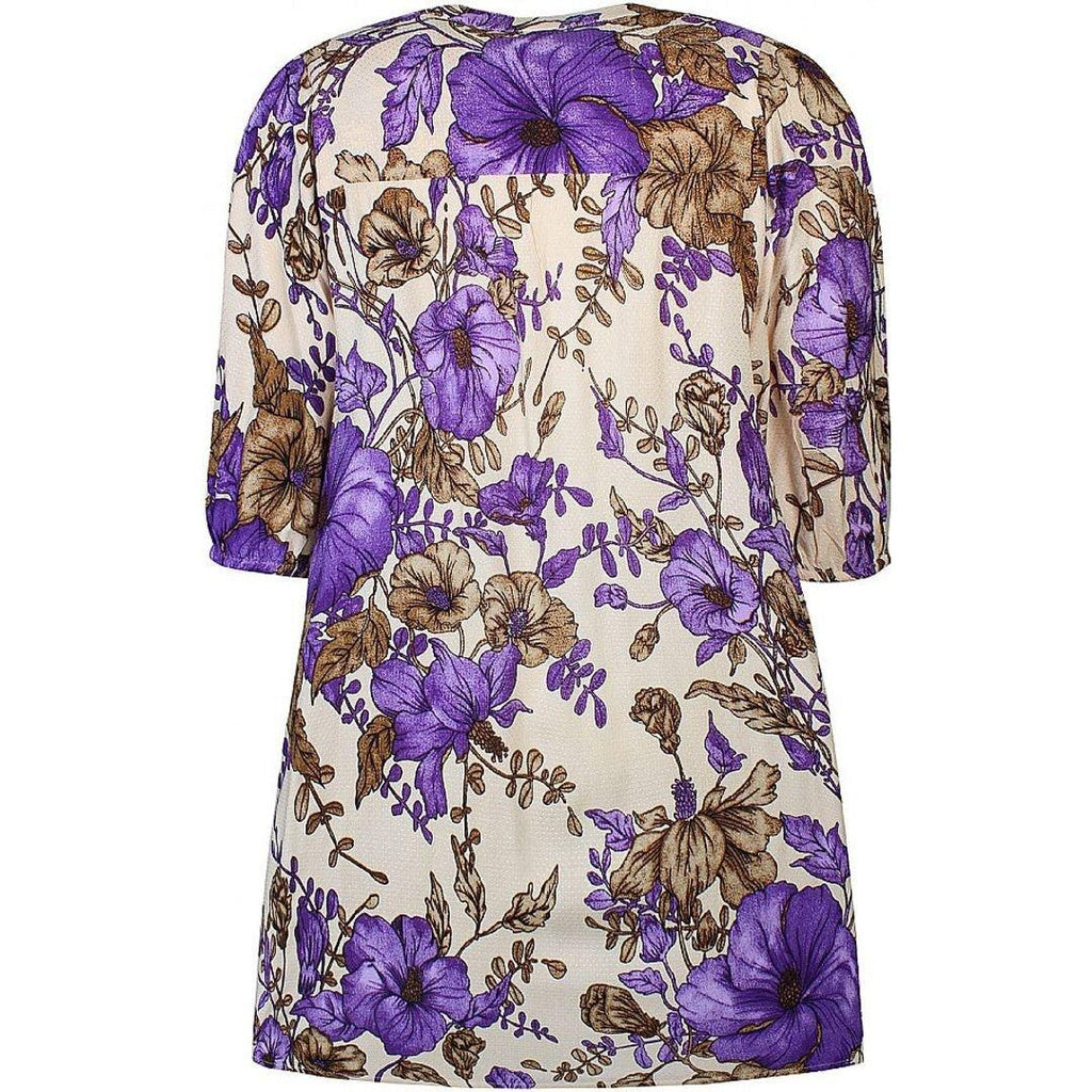 Tuniek MELISSA Flower Purple - Evolve Fashion